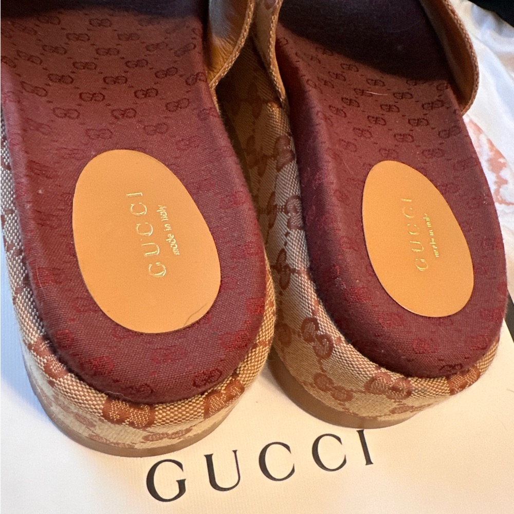 Gucci Platform Slides - Picture 3 of 8